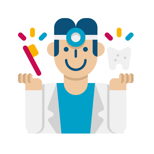 dentista Flaticons Flat icono