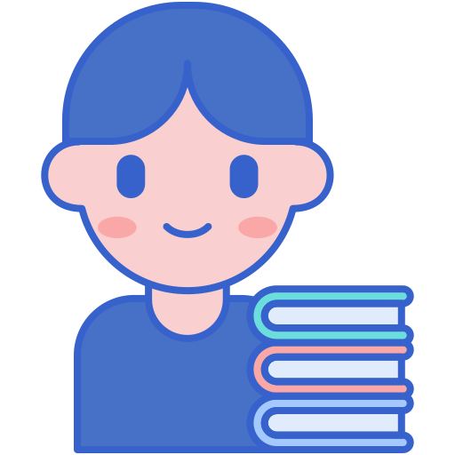 Librarian Flaticons Lineal Color icon