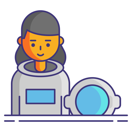 astroanuts Flaticons Lineal Color icon
