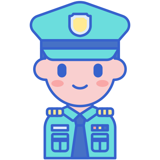 Officer Flaticons Lineal Color icon