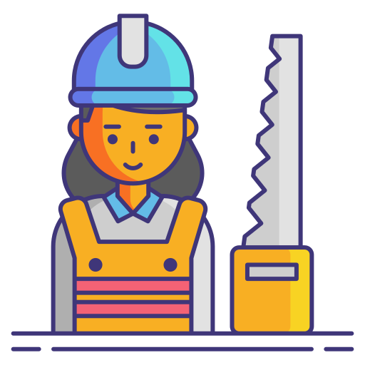 Carpenter Flaticons Lineal Color icon