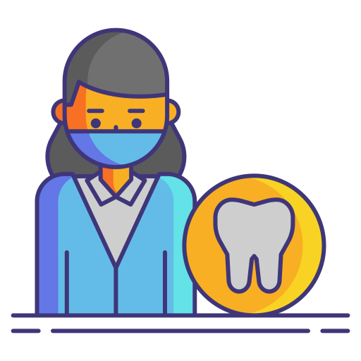 dentista Flaticons Lineal Color icono