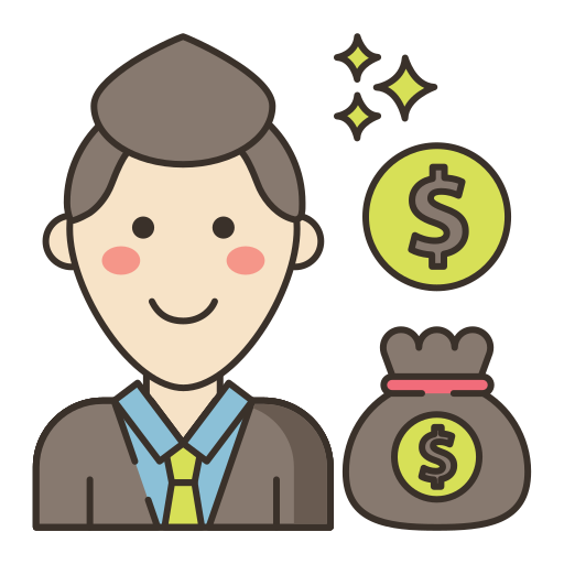 Banker Flaticons Lineal Color icon
