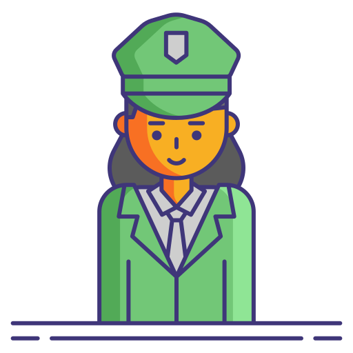 Officer Flaticons Lineal Color icon