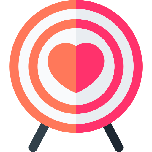 objetivo Basic Rounded Flat icono