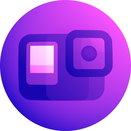 kamera akcji Gradient Galaxy Gradient ikona