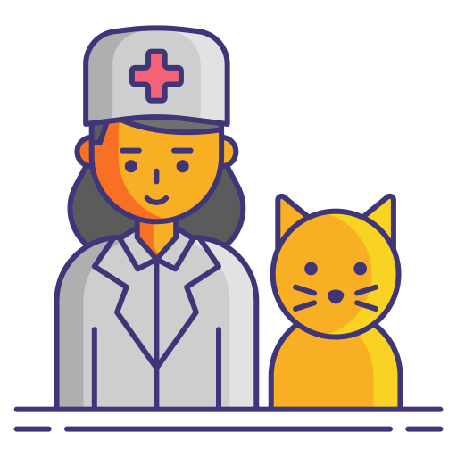 Veterinarian Flaticons Lineal Color icon