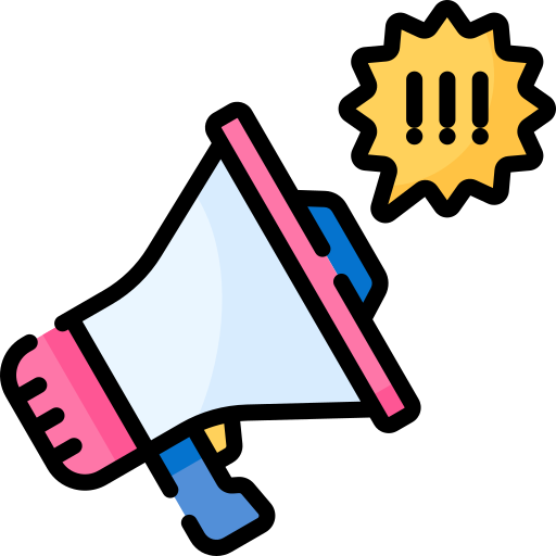 Megaphone Special Lineal color icon