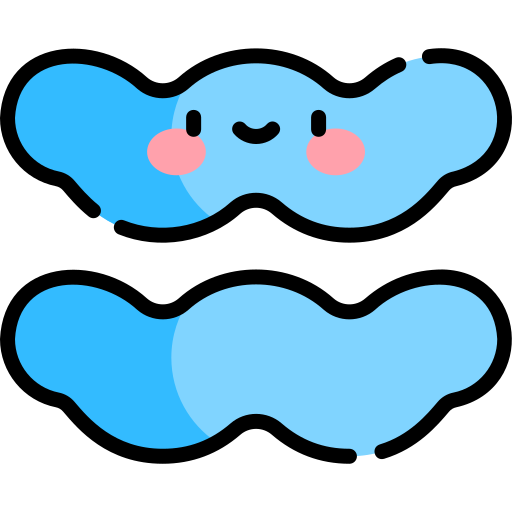 acquario Kawaii Lineal color icona