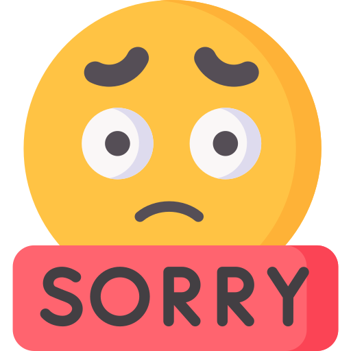 sorry Special Flat icoon