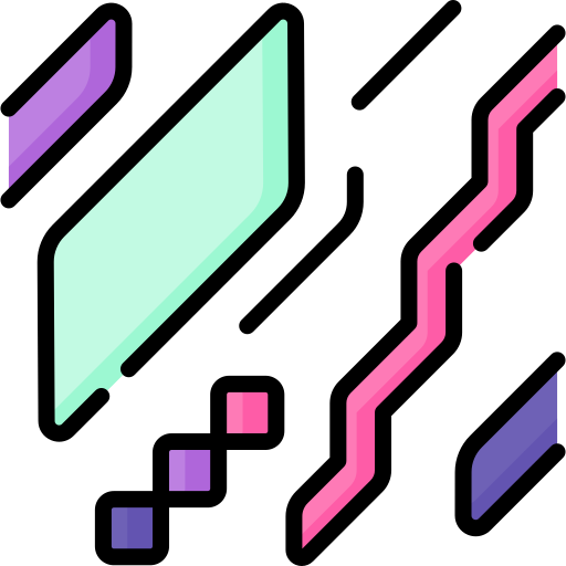 forma abstracta Special Lineal color icono