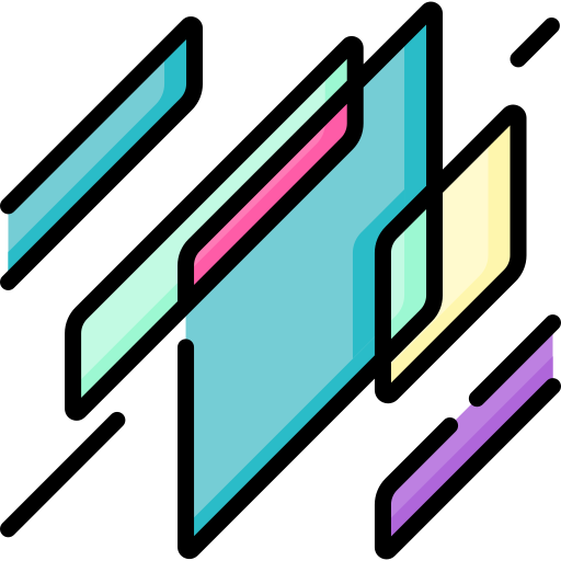 추상적인 모양 Special Lineal color icon