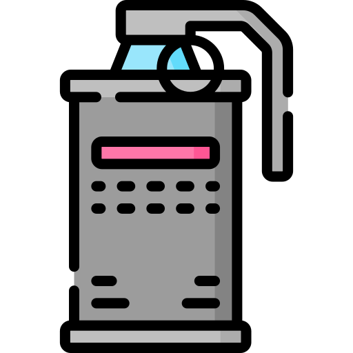 tränengas Special Lineal color icon