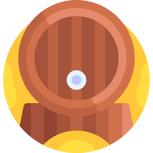 Wine barrel Detailed Flat Circular Flat icon