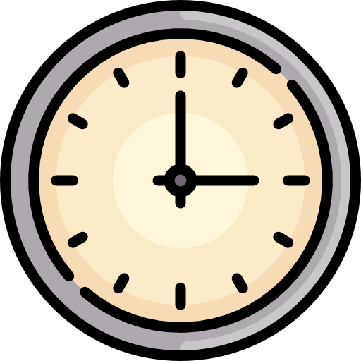 okrągły zegar Special Lineal color ikona