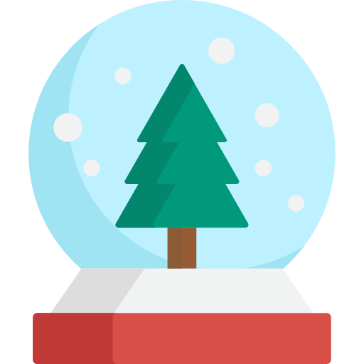 sneeuwbol Special Flat icoon