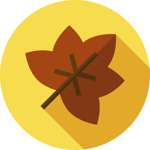 blad Flat Circular Flat icoon