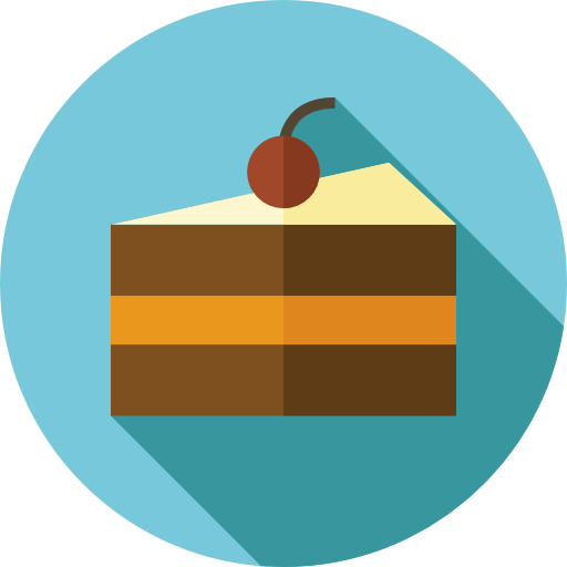 ケーキの一部 Flat Circular Flat icon