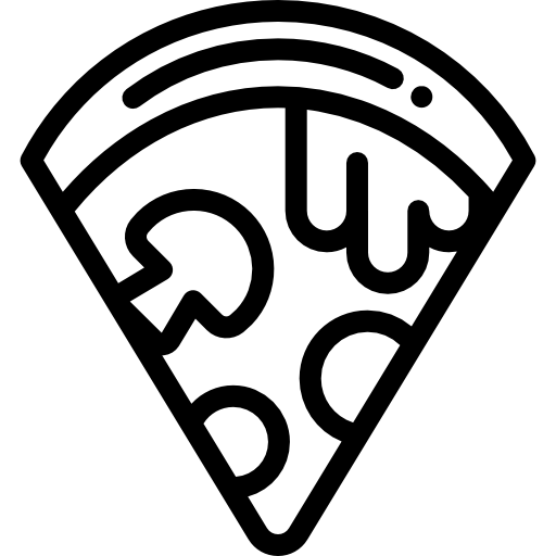ピザのスライス Detailed Rounded Lineal icon