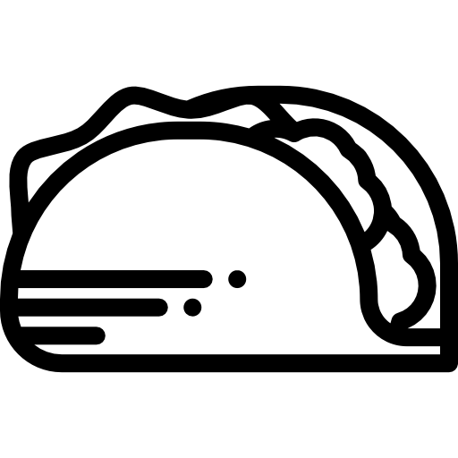 타코 Detailed Rounded Lineal icon