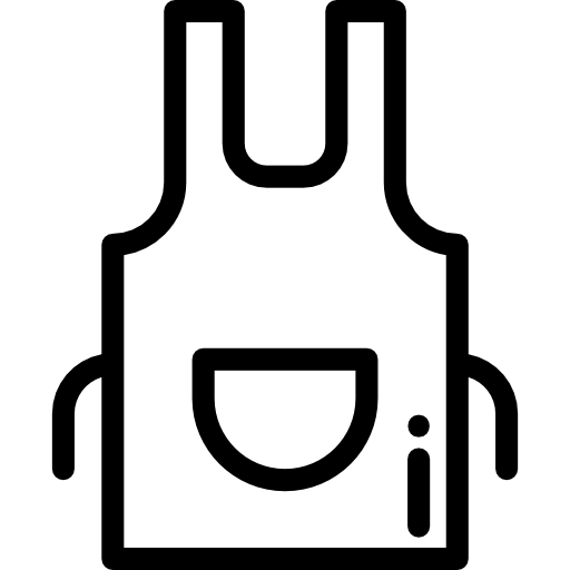 エプロン Detailed Rounded Lineal icon