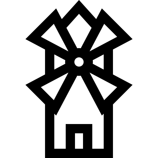molino Basic Straight Lineal icono