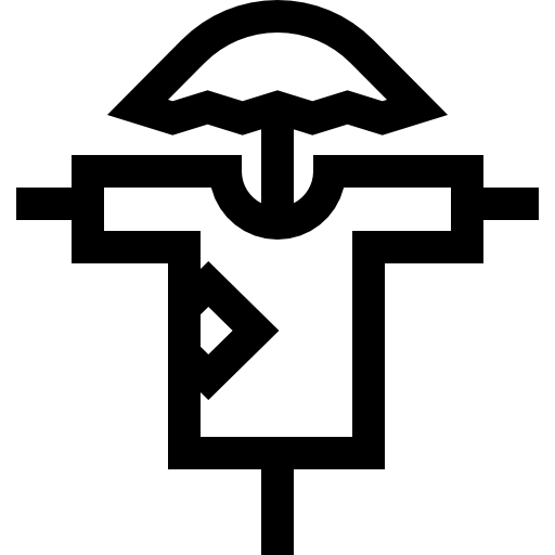 허수아비 Basic Straight Lineal icon