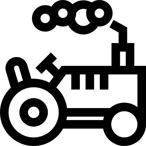 트랙터 Basic Straight Lineal icon