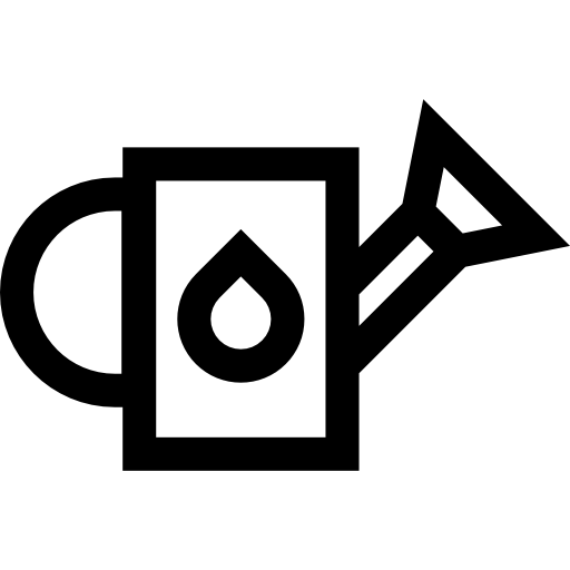konewka Basic Straight Lineal ikona
