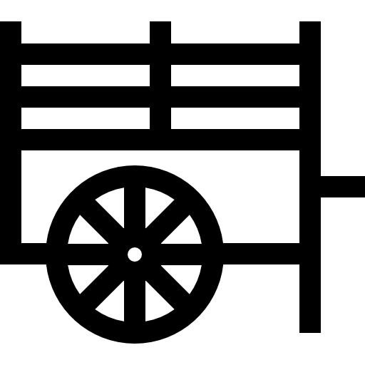 Wagon Basic Straight Lineal icon