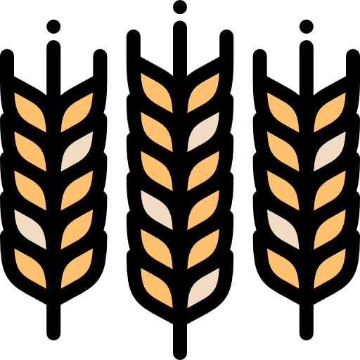 Wheat Detailed Rounded Lineal color icon