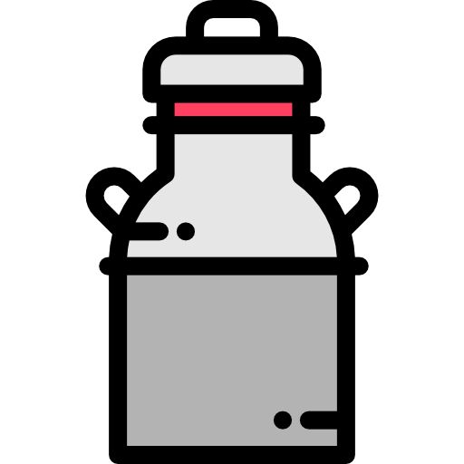 milch Detailed Rounded Lineal color icon