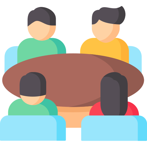 Round table Special Flat icon
