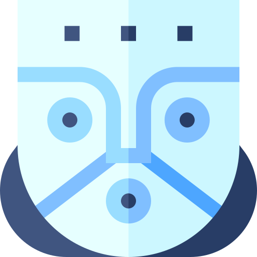 máscara Basic Straight Flat icono