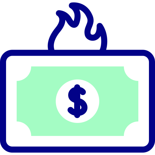 Деньги Detailed Mixed Lineal color иконка