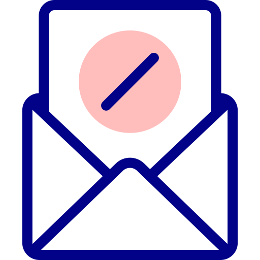 이메일 Detailed Mixed Lineal color icon