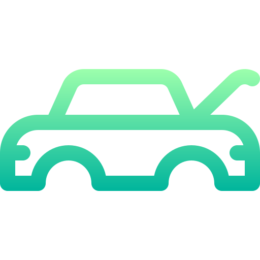 자동차 Basic Gradient Lineal color icon