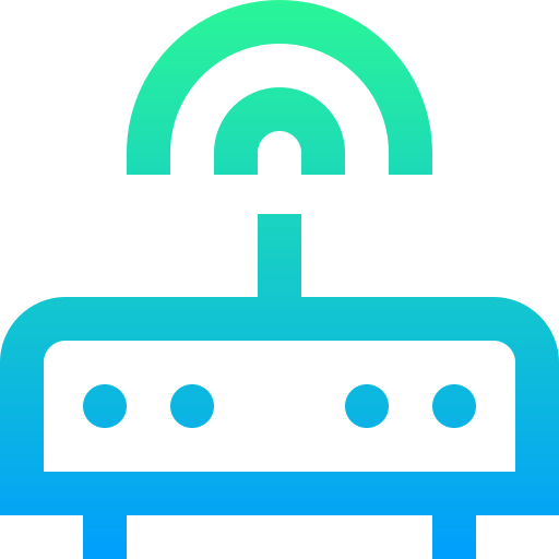 w-lan Super Basic Straight Gradient icon