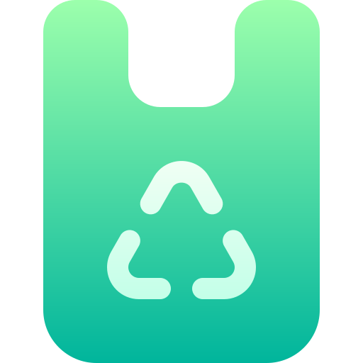 plastikowa torba Basic Gradient Gradient ikona