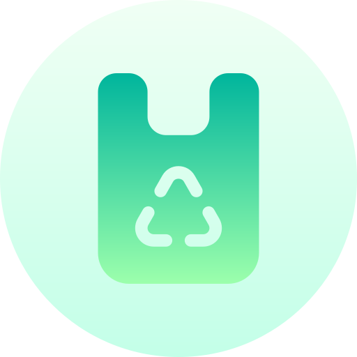 Plastic bag Basic Gradient Circular icon