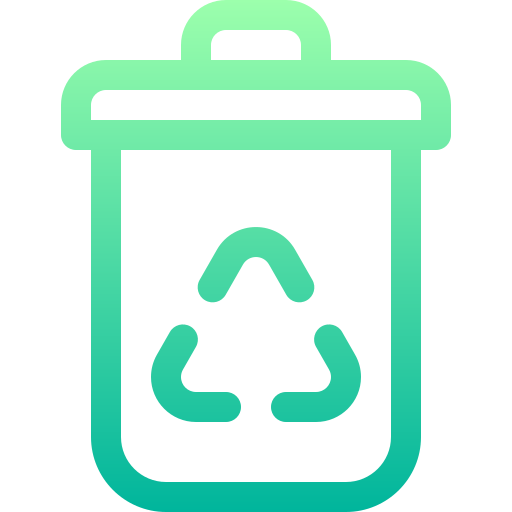 Recycle bin Basic Gradient Lineal color icon