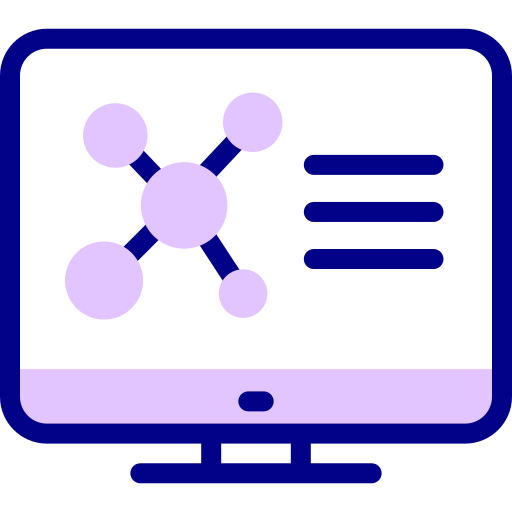 computadora Detailed Mixed Lineal color icono