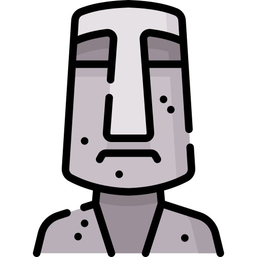 moai Special Lineal color ikona