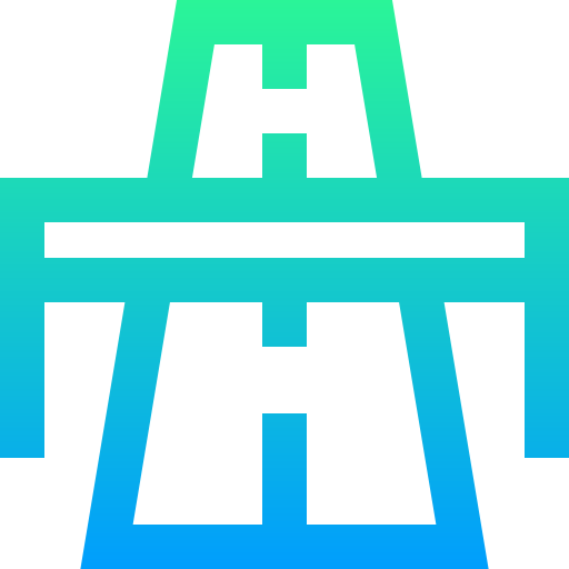 snelweg Super Basic Straight Gradient icoon