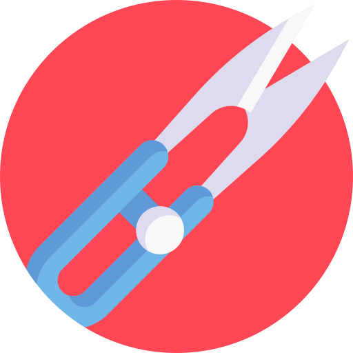 糸ニッパー Detailed Flat Circular Flat icon