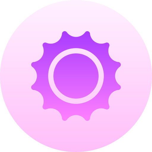 sole Basic Gradient Circular icona