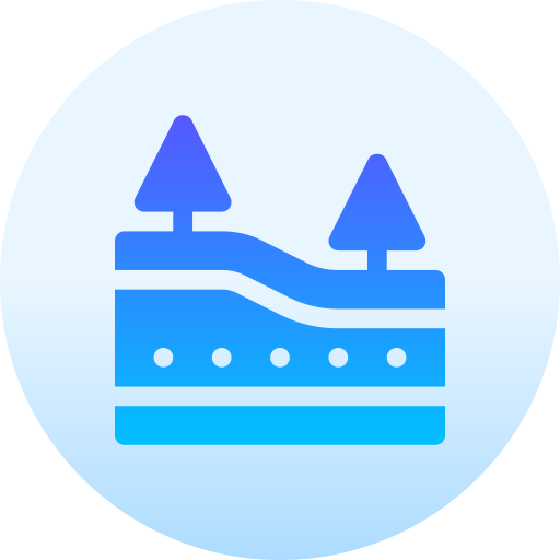 Geology Basic Gradient Circular icon