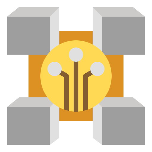 blockchain Generic Flat icono