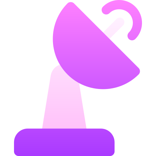antenna parabolica Basic Gradient Gradient icona