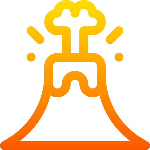 Volcano Basic Gradient Lineal color icon